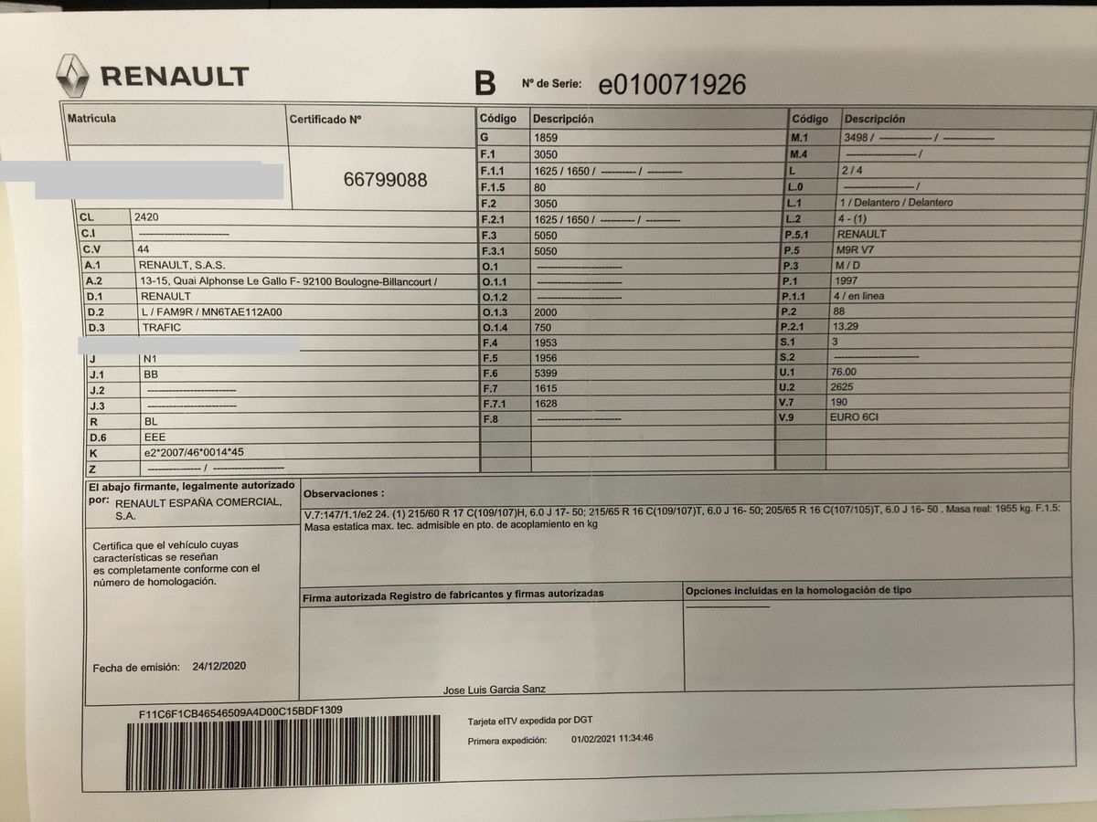 Renault Trafic d'occasion