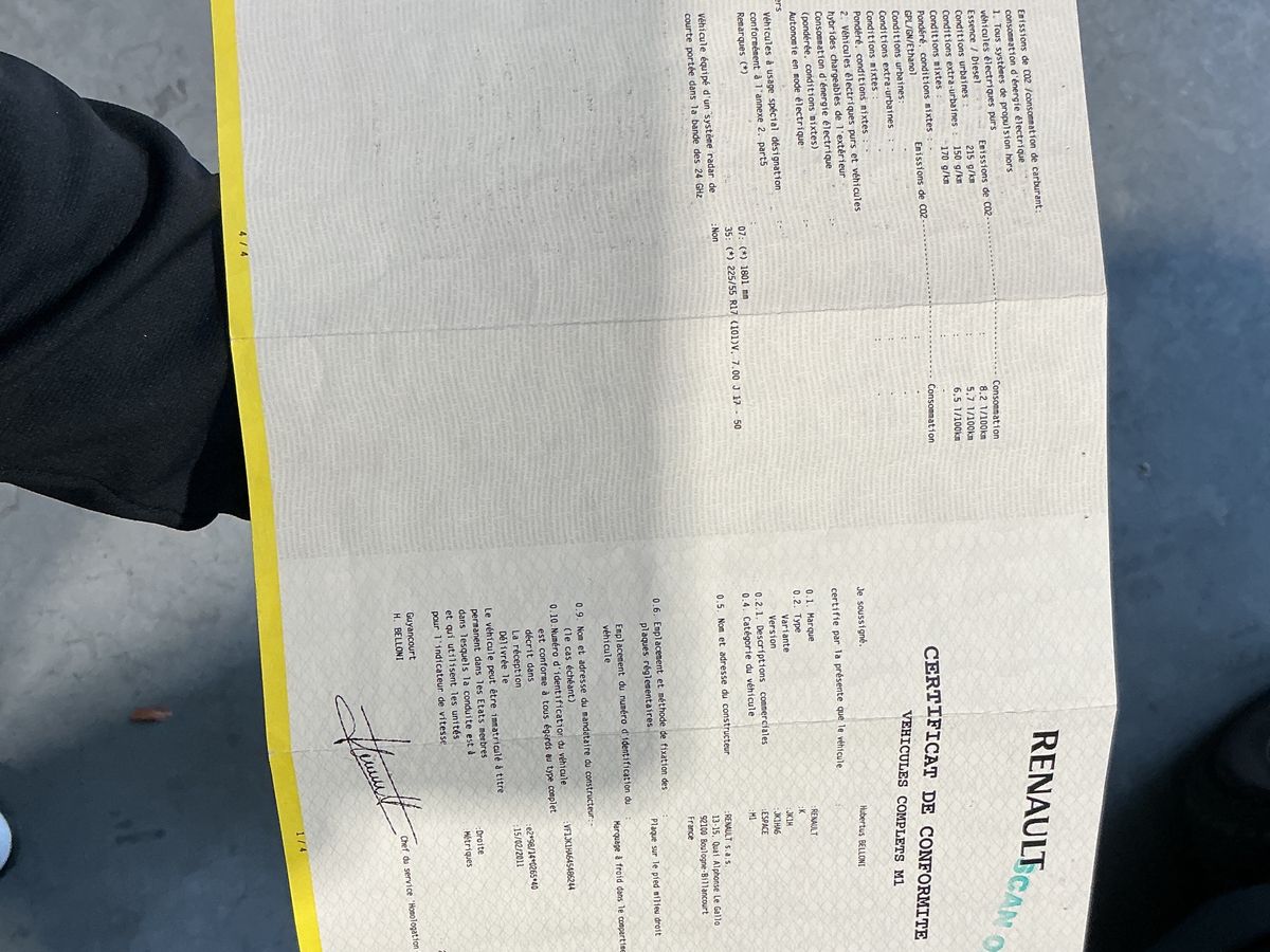 Renault Espace 2.0 dCi Initiale