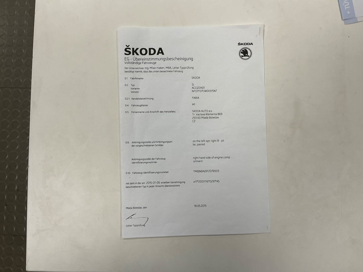 Skoda Fabia d'occasion
