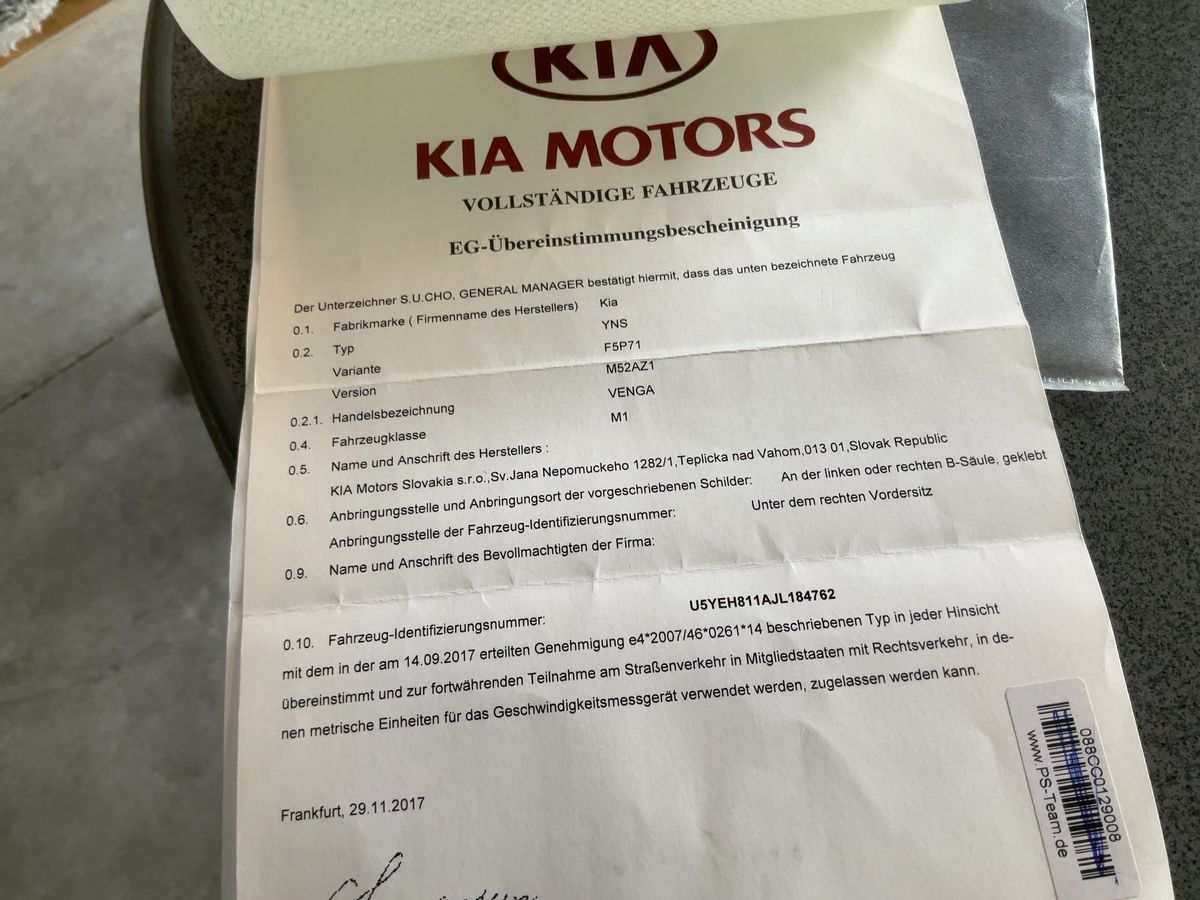 Kia Venga d'occasion