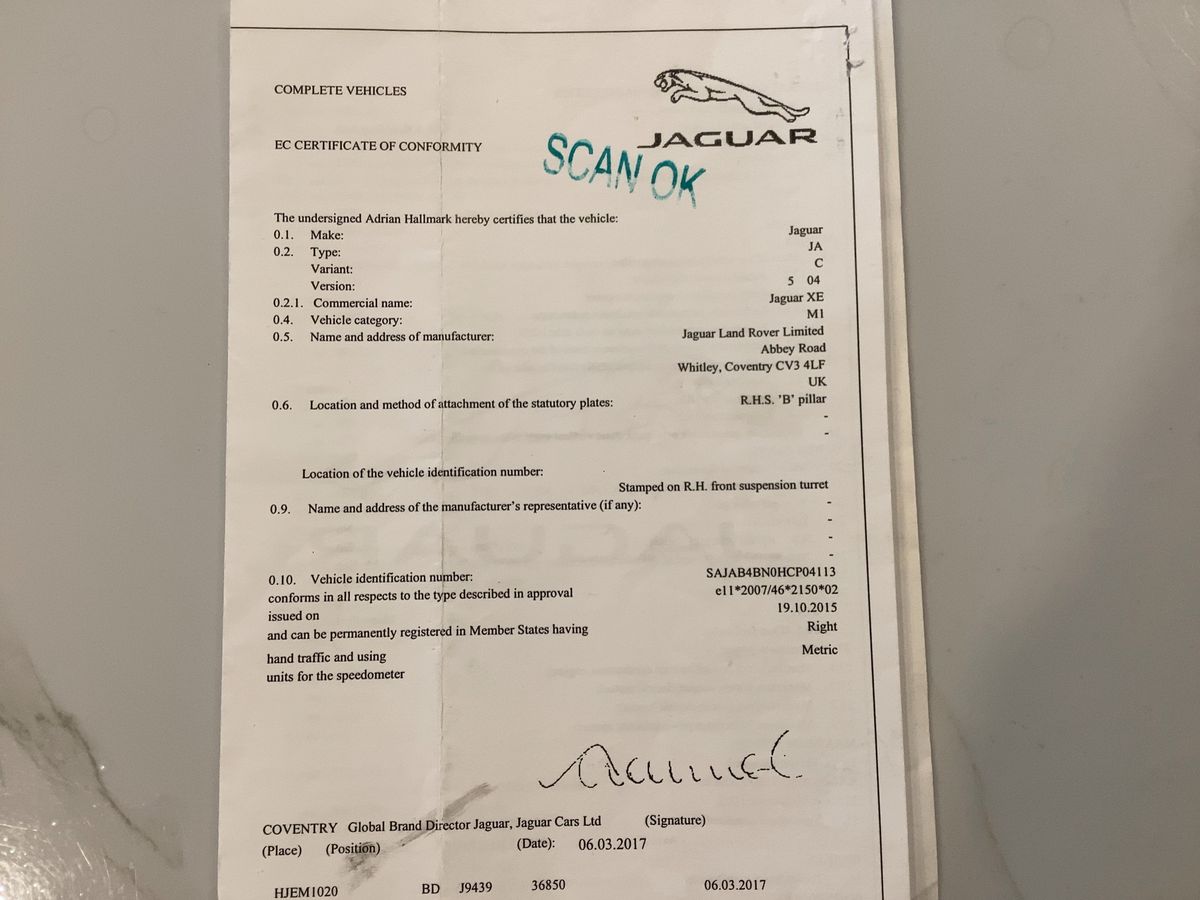 Jaguar XE d'occasion