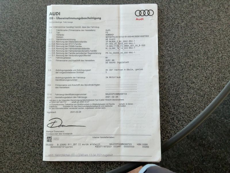 Audi A6 45 TDI Mild-Hybrid quattro Design — zdjęcie 16