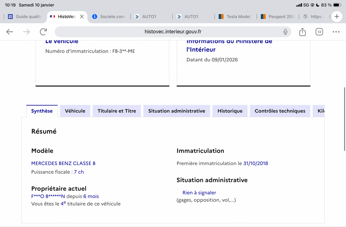 Mercedes-Benz B-Klasse d'occasion