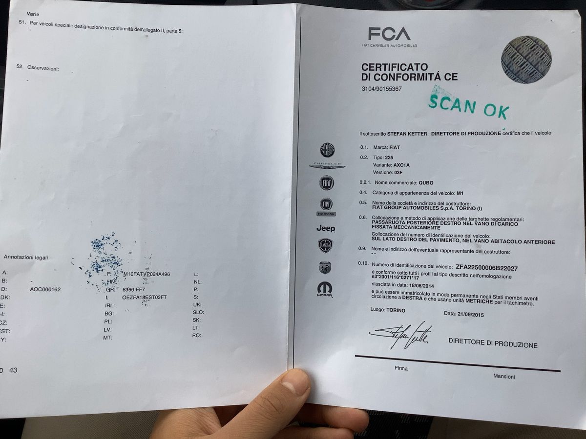 Fiat Qubo d'occasion