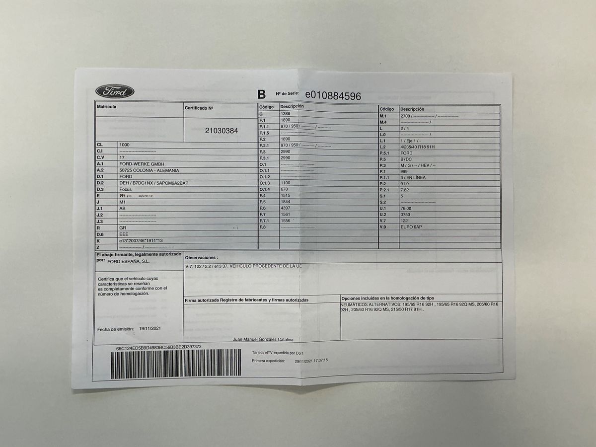 Ford Focus d'occasion