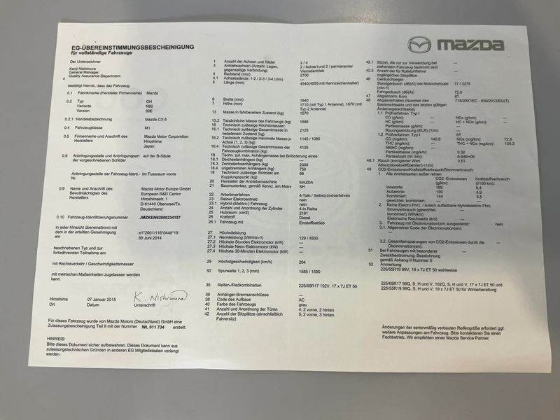 Mazda CX-5 2.2 Turbodiesel Sports-Line AWD 2015 – снимка 21