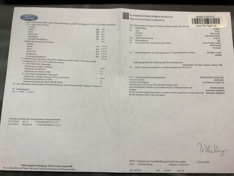 Ford S-Max 2.0 TDCi EcoBlue Business — zdjęcie 16