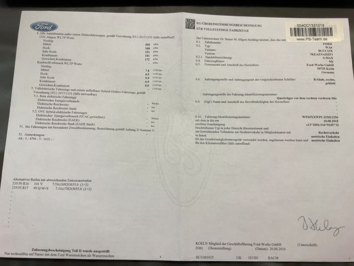 Ford S-Max d'occasion