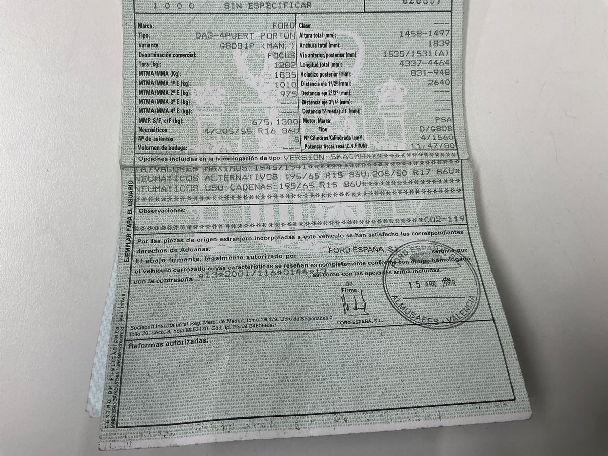 Ford Focus 1.6 TDCi Trend