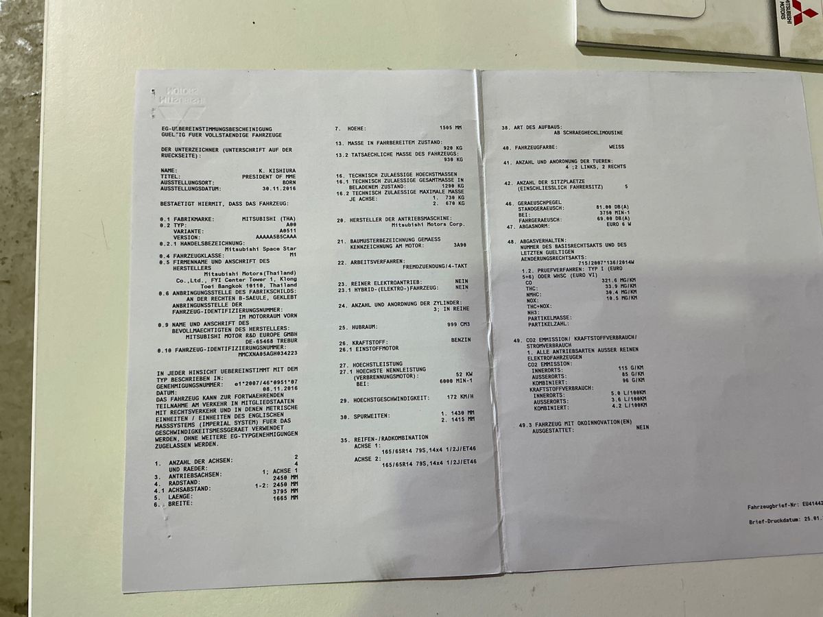 Mitsubishi Space d'occasion