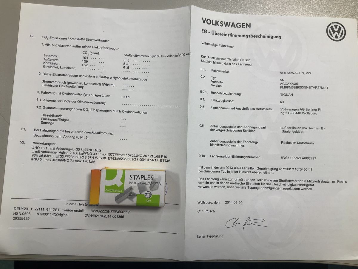 Volkswagen Tiguan 1.4 TSI Trend & Fun BlueMotion Tech