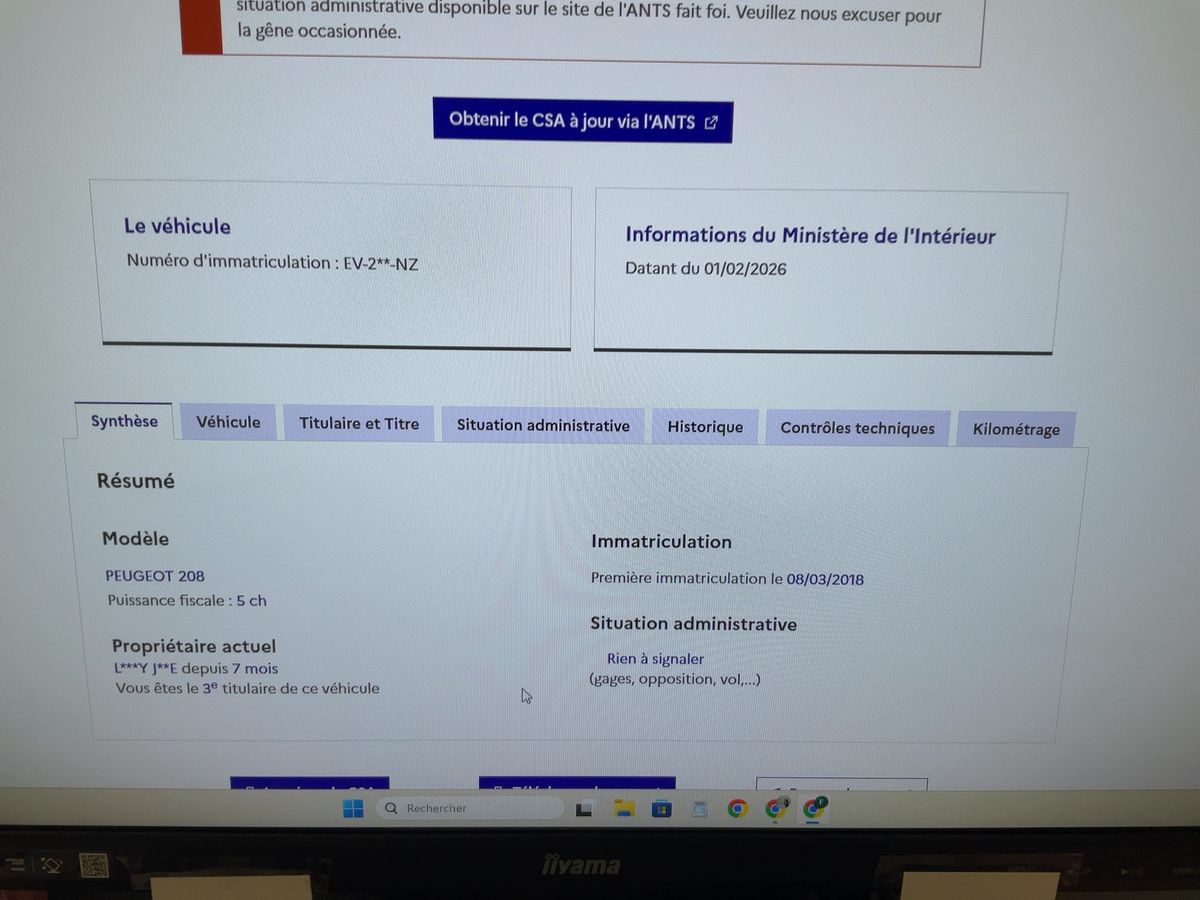 Peugeot 208 d'occasion