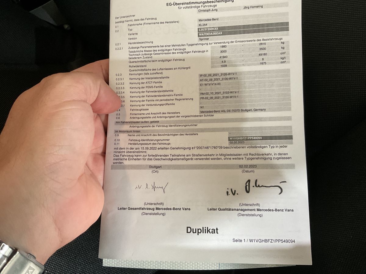 Mercedes-Benz Sprinter 315 CDI FWD L2
