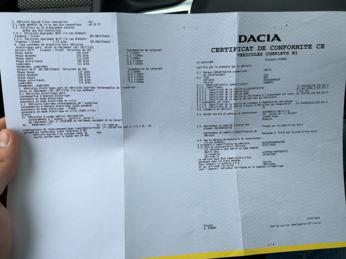 Dacia Sandero d'occasion