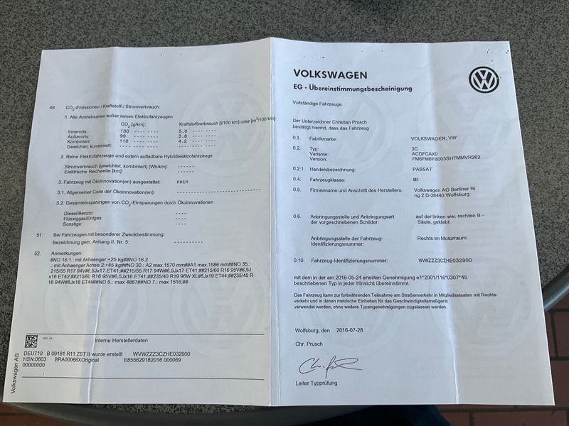 Volkswagen Passat 2.0 TDI Highline BlueMotion Tech 2016 – снимка 22