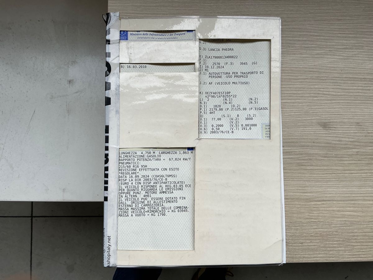 Lancia Phedra 2.2 JTD Multijet Platino