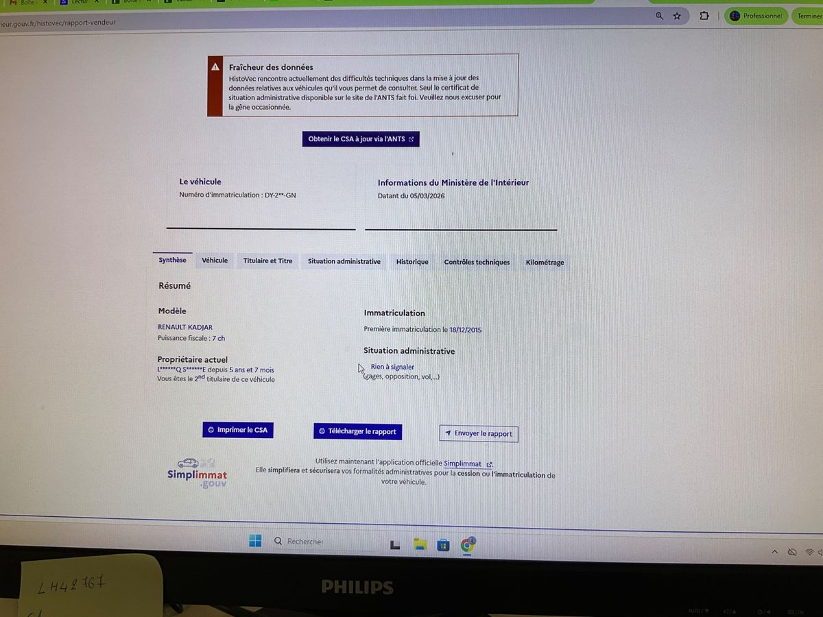 Renault Kadjar d'occasion