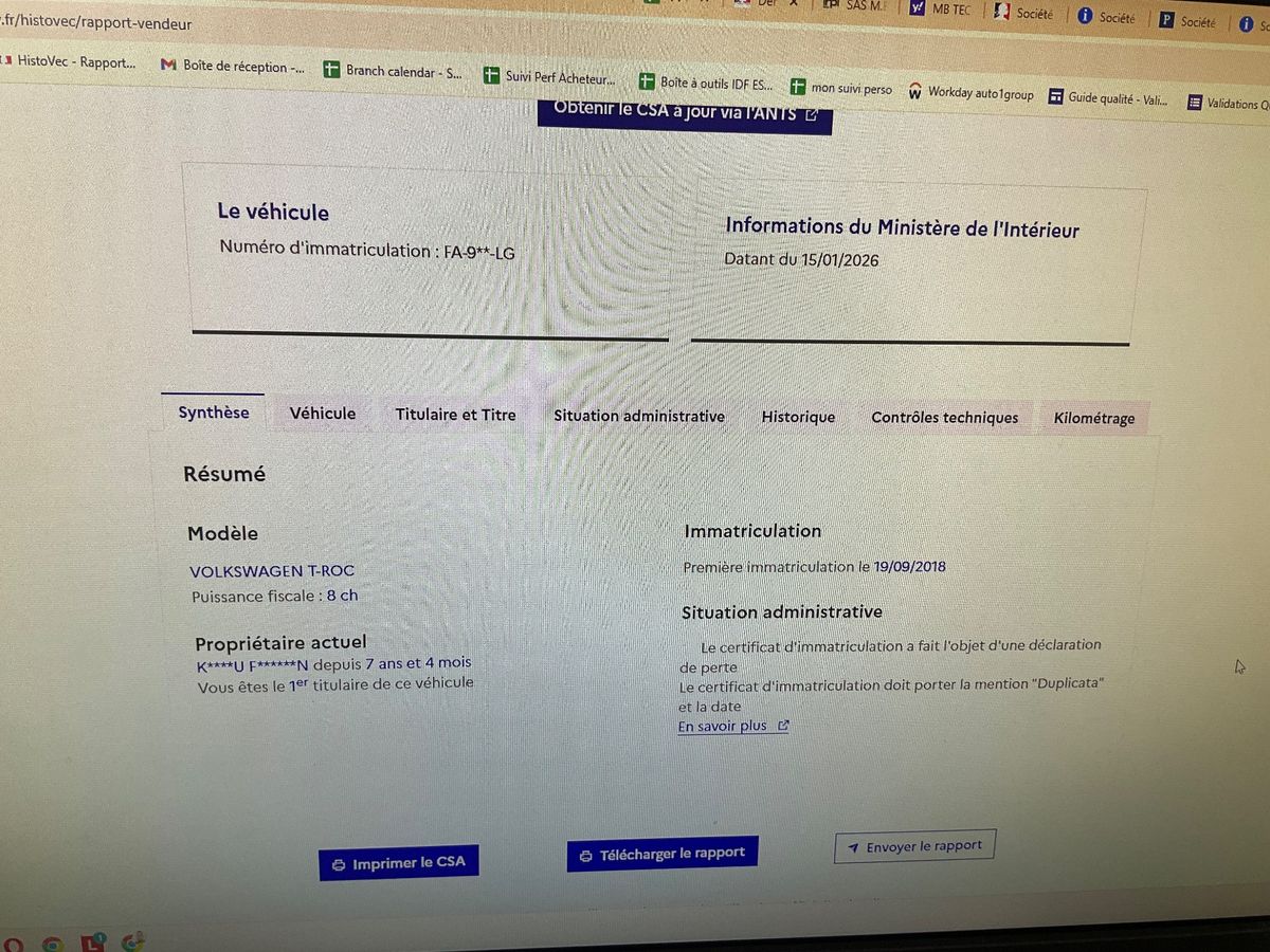 Volkswagen T-Roc d'occasion