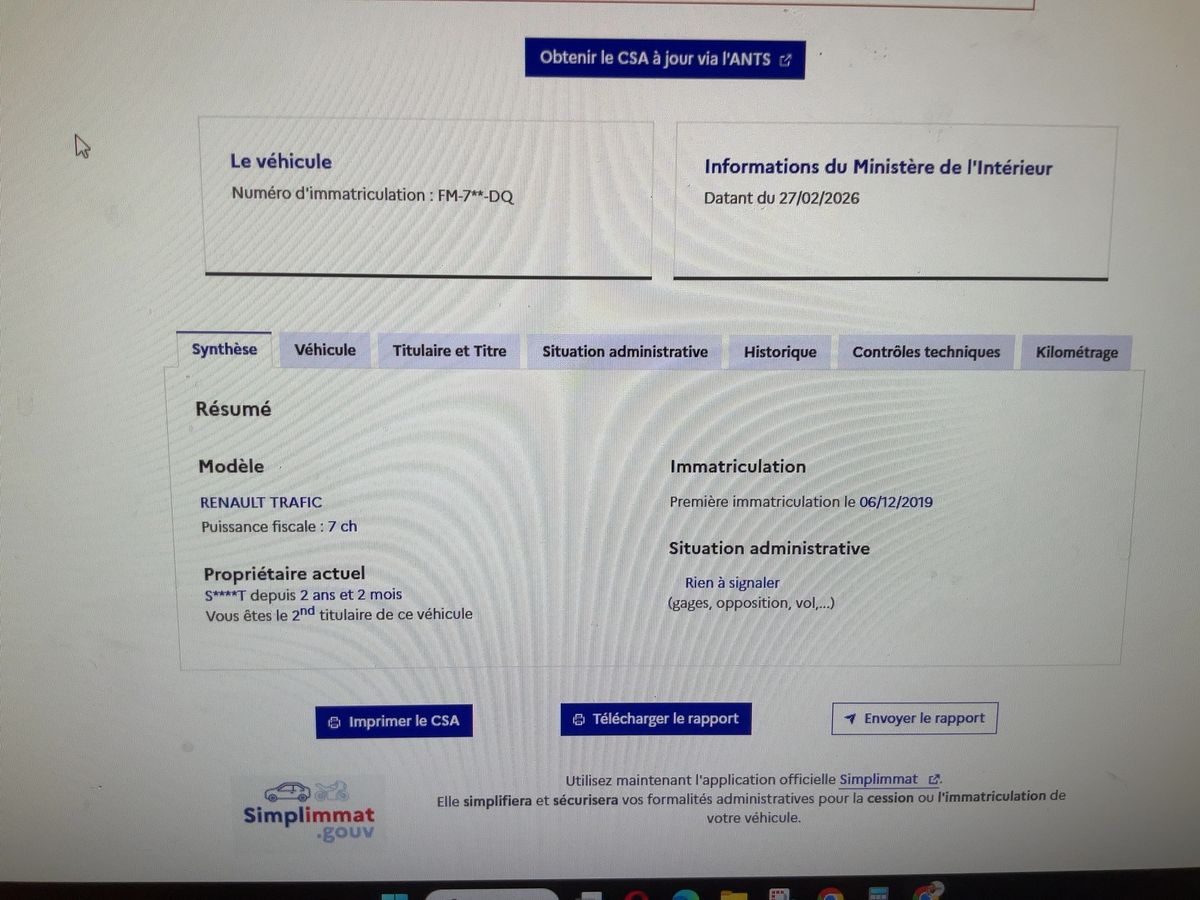 Renault Trafic d'occasion