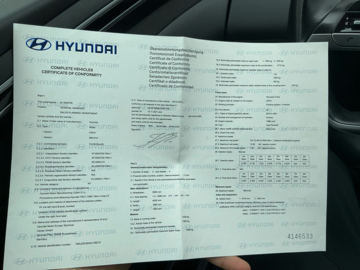 Hyundai Tucson d'occasion