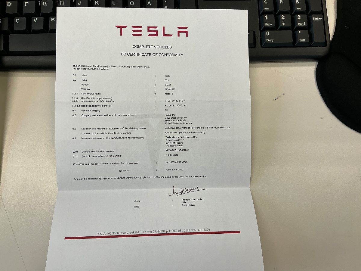 Tesla Model d'occasion