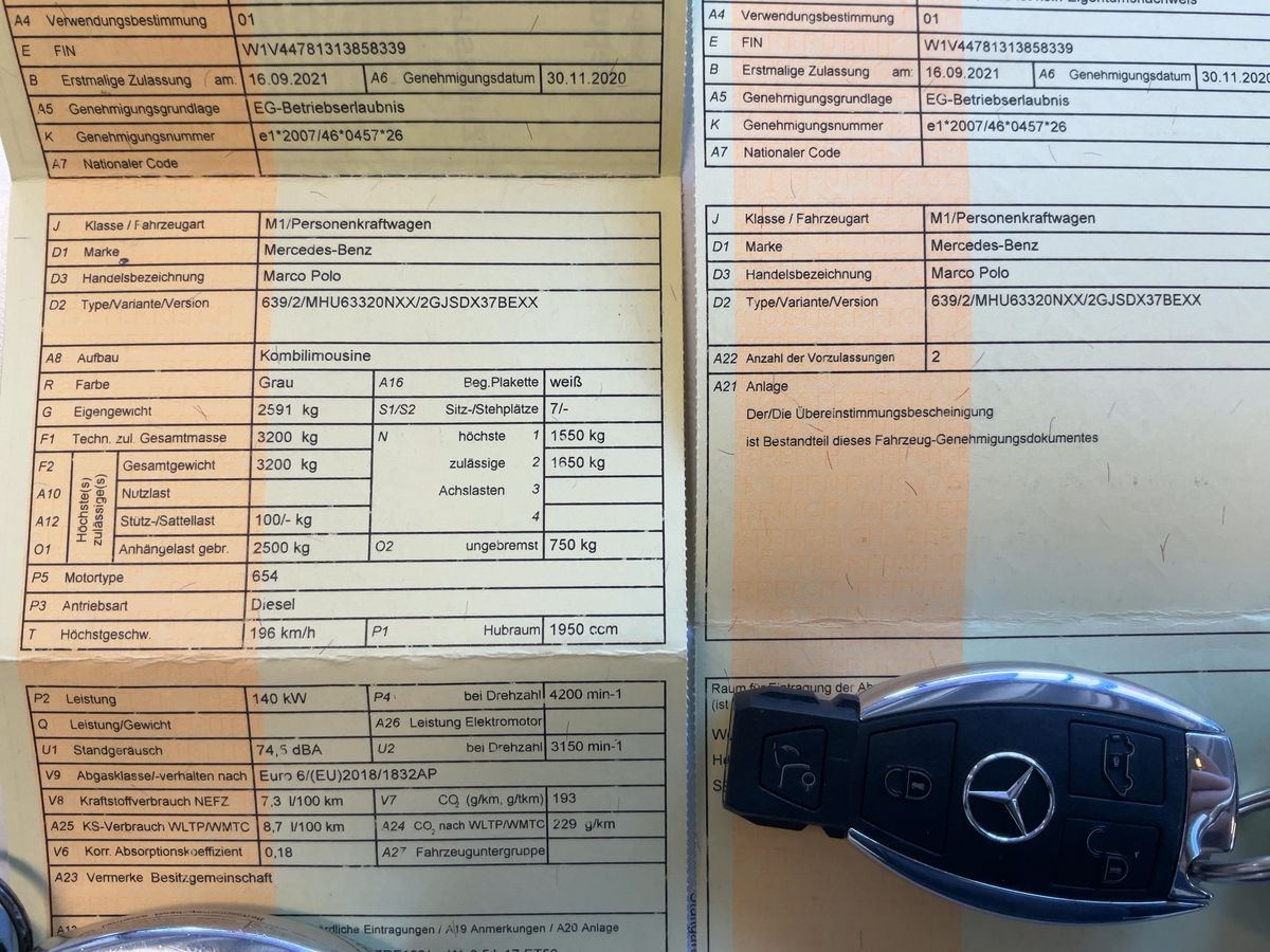 Mercedes-Benz V-Klasse d'occasion