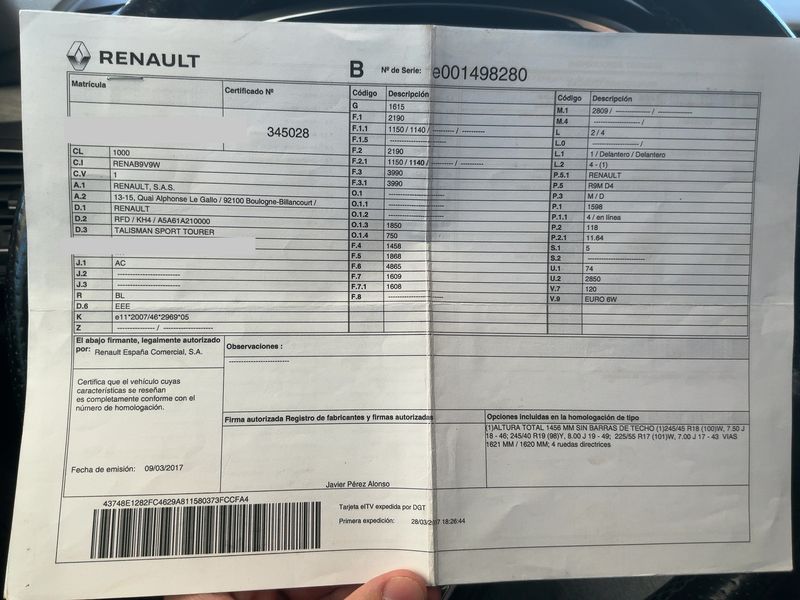 Renault Talisman 1.6 dCi Energy Initiale Paris — zdjęcie 16