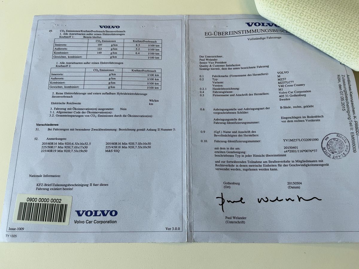 Volvo V40 d'occasion