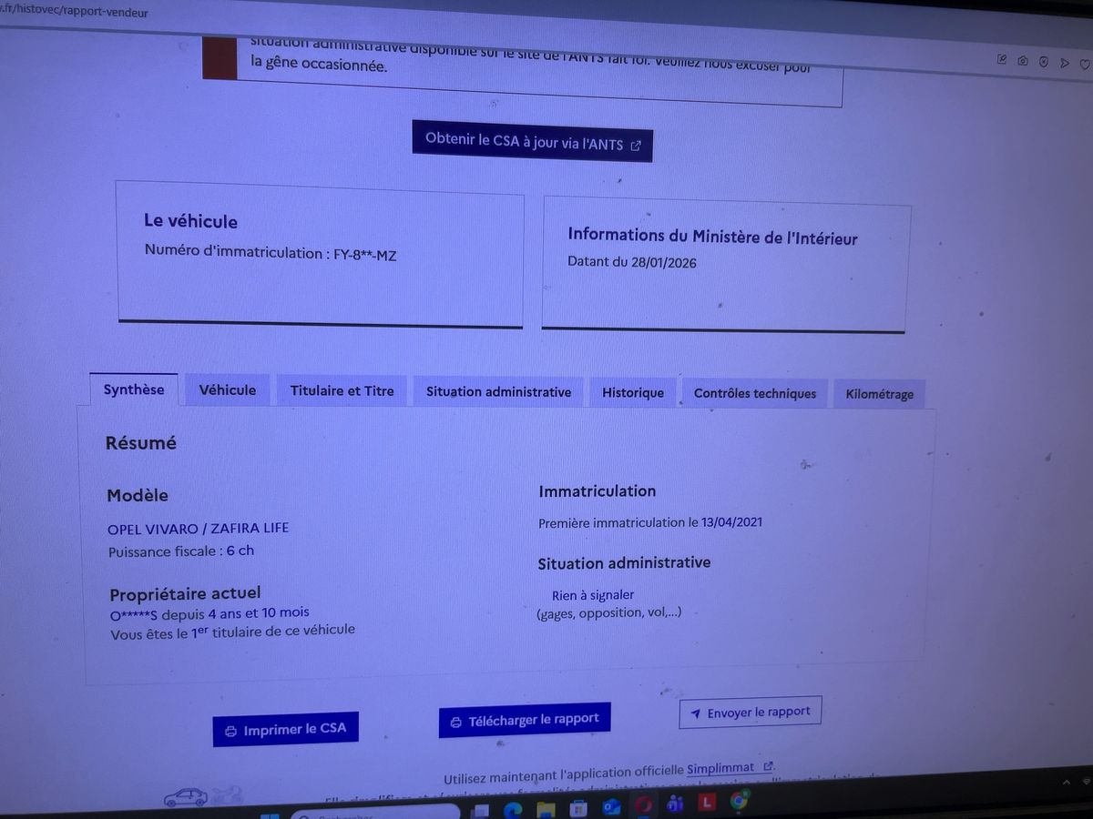 Opel Vivaro d'occasion