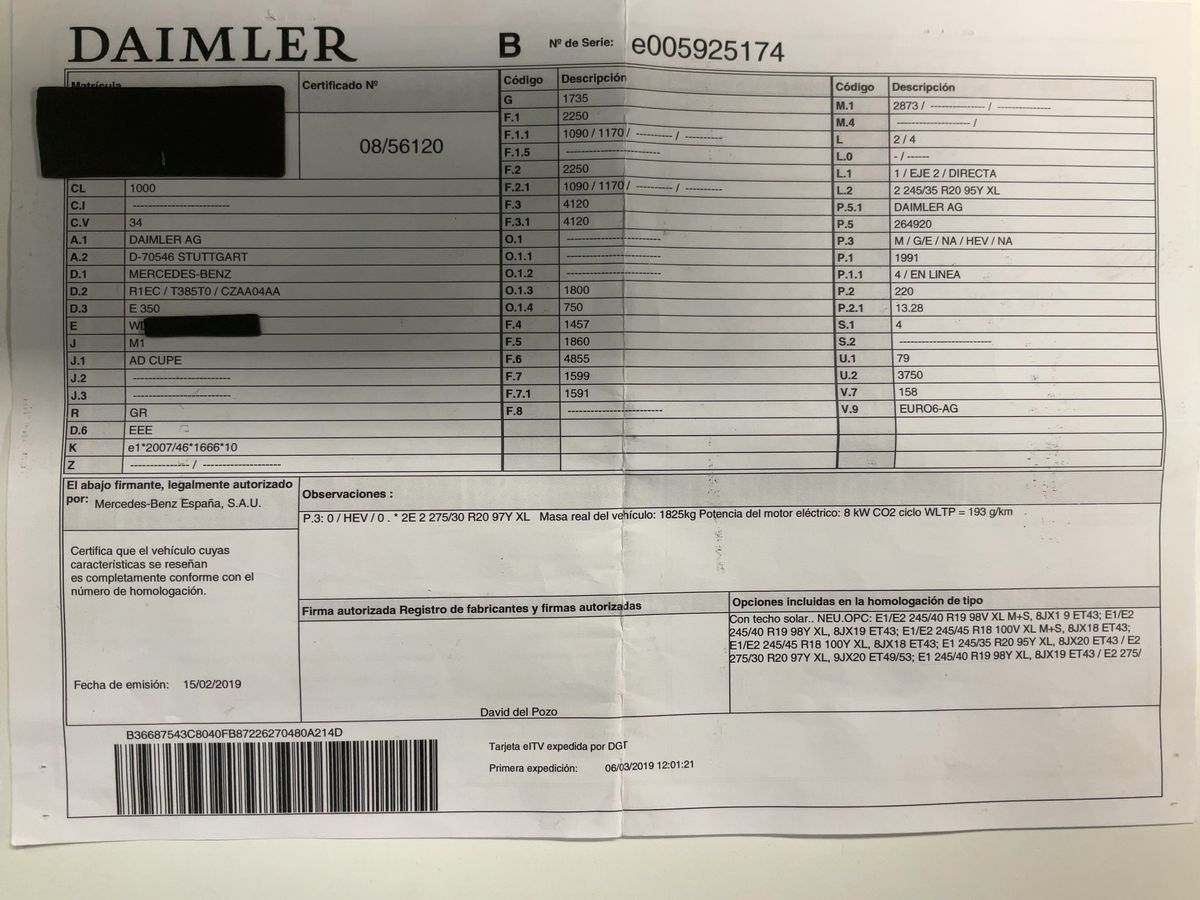 Mercedes-Benz E-Klasse d'occasion