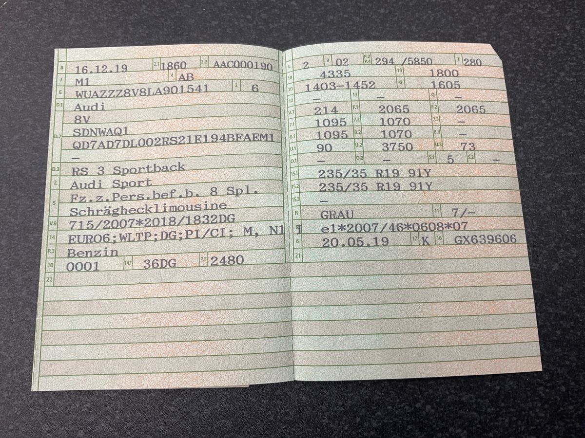 Audi RS 3 Sportback 2.5 TFSI quattro