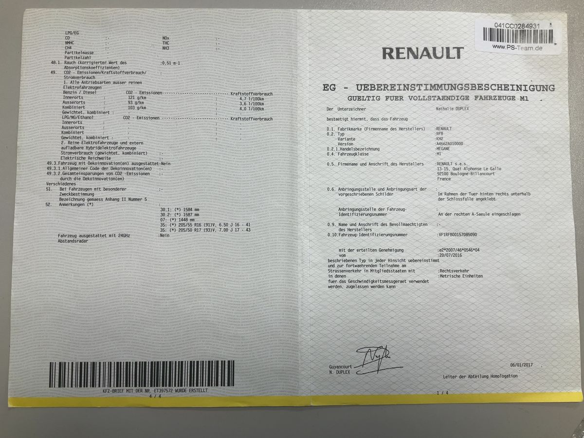 Renault Megane d'occasion