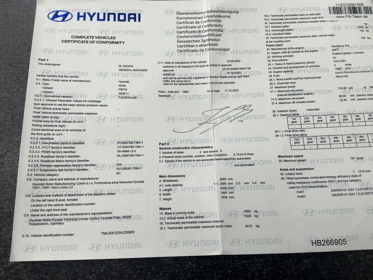 Hyundai Tucson d'occasion