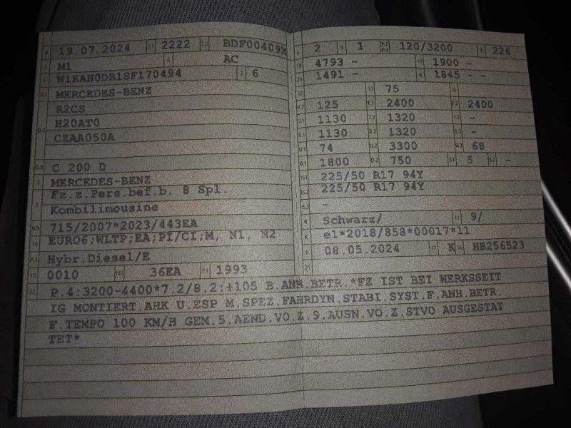 Mercedes-Benz C-Klasse C 200 d T Avantgarde
