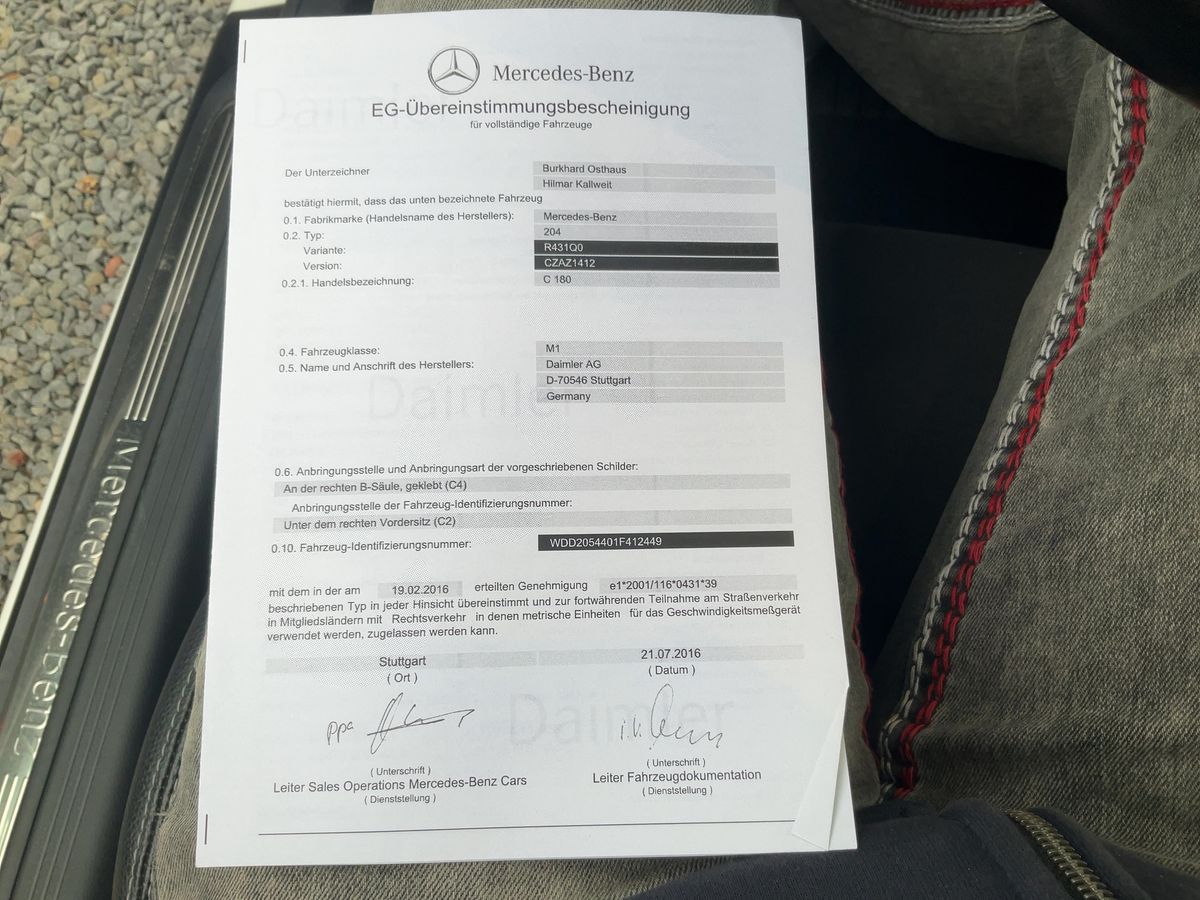 Mercedes-Benz C-Klasse C 180 AMG Line