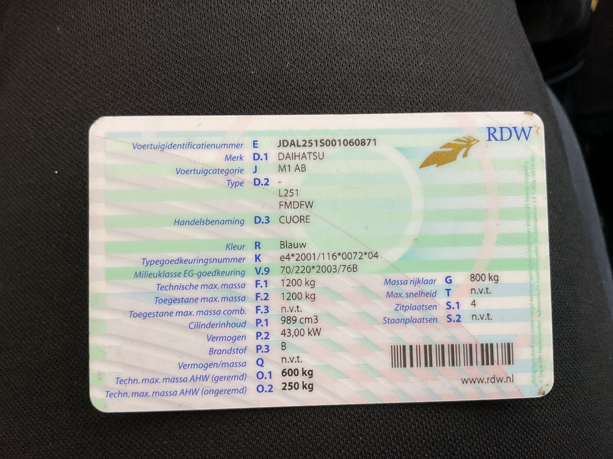 Daihatsu Cuore 1.0 Chili