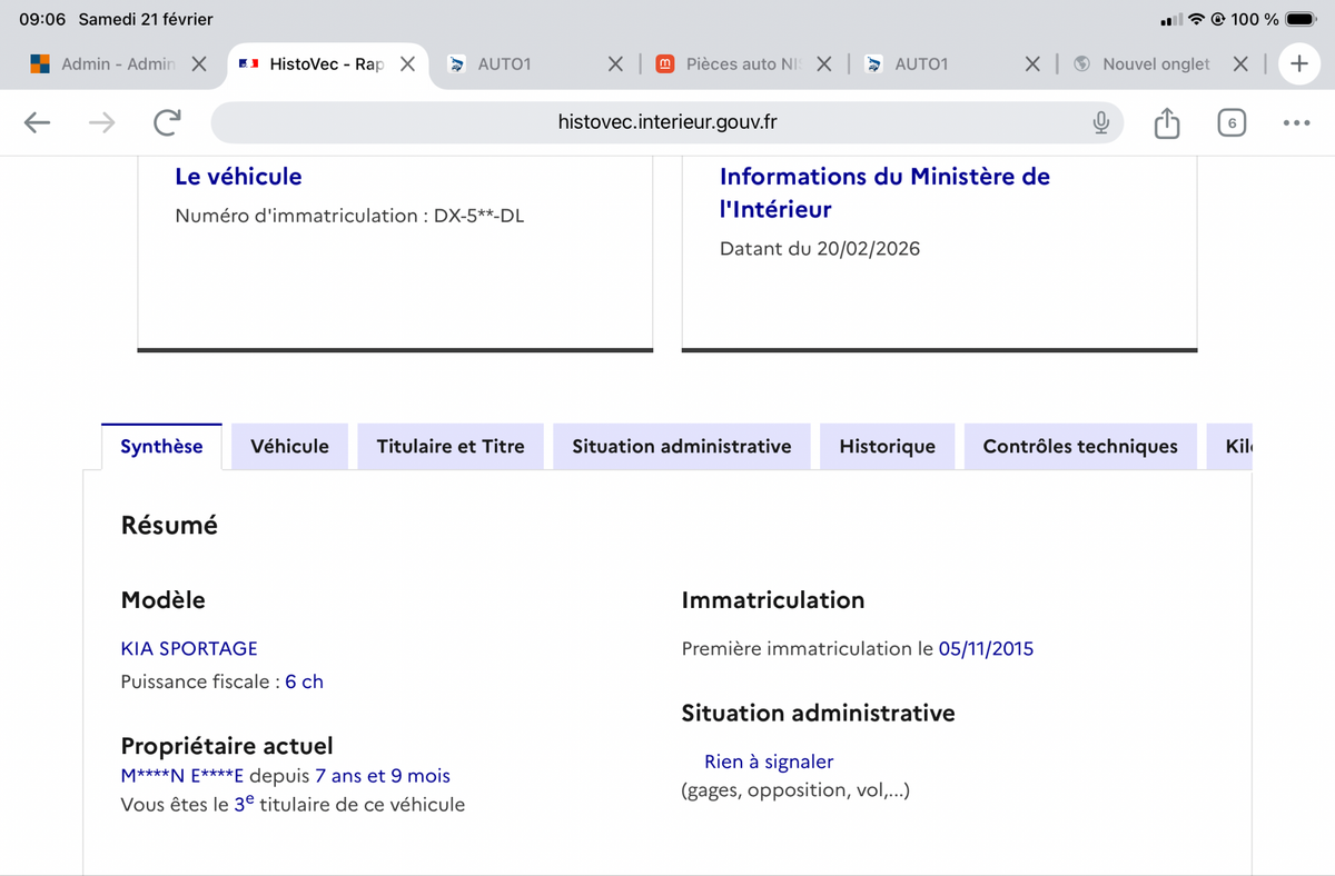 Kia Sportage d'occasion