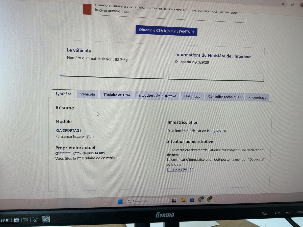 Kia Sportage d'occasion