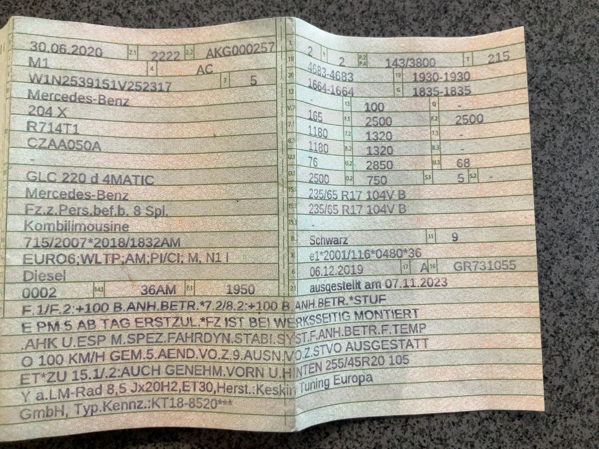 Mercedes-Benz GLC-Klasse d'occasion