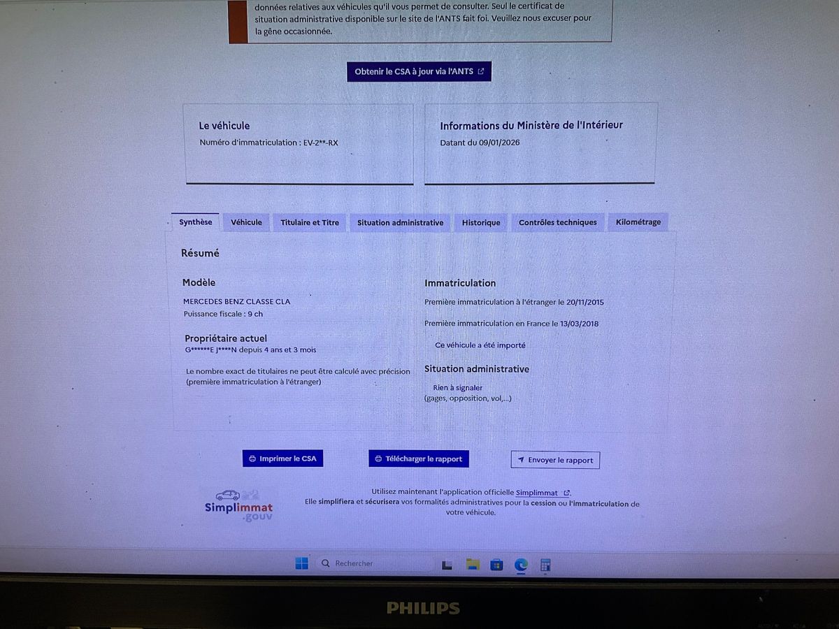 Mercedes-Benz CLA-Klasse d'occasion