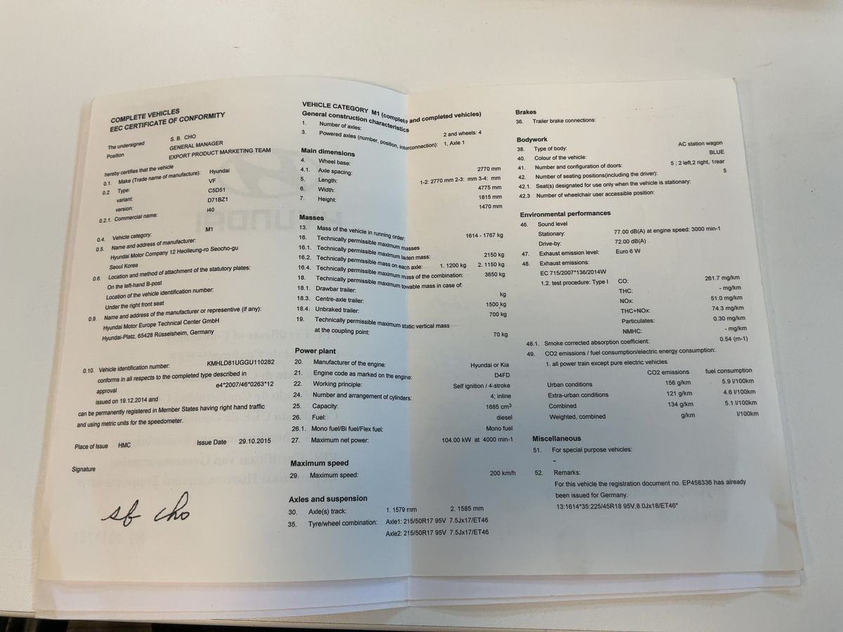 Hyundai i40 d'occasion