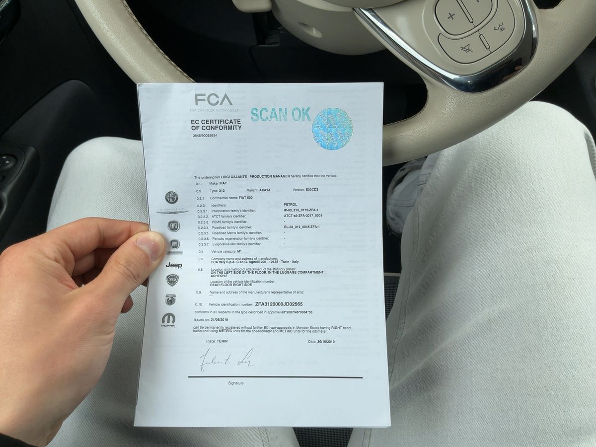 Fiat 500 d'occasion