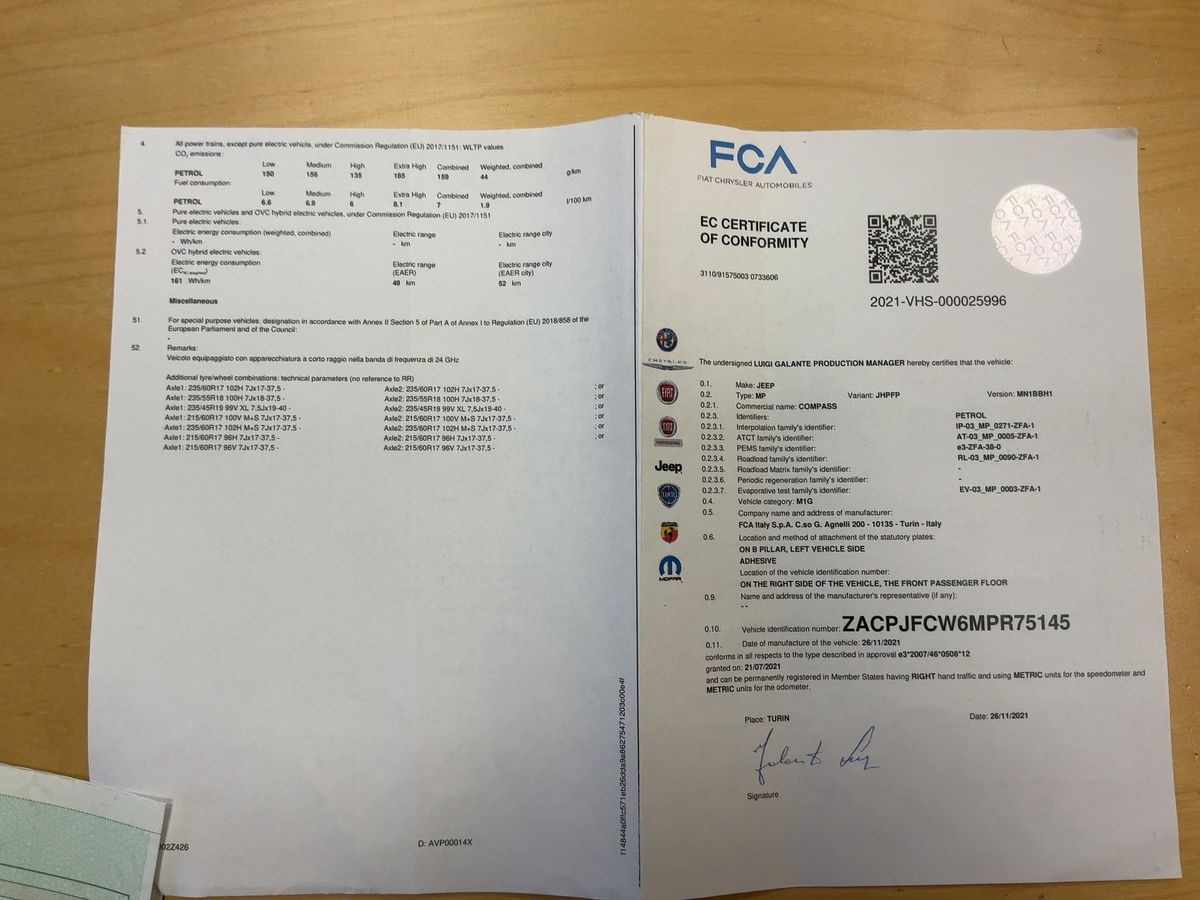 Jeep Compass d'occasion