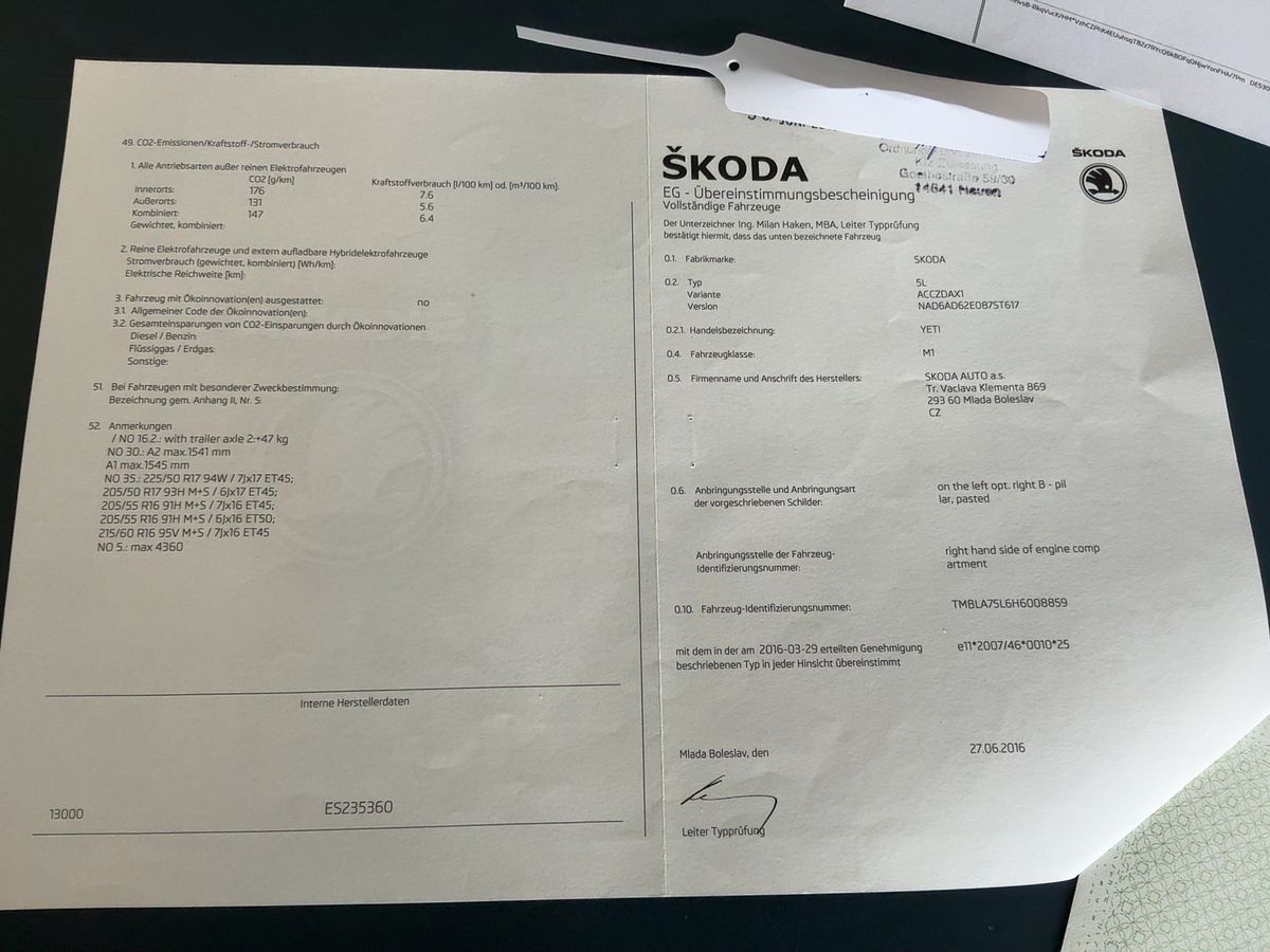 Skoda Yeti d'occasion
