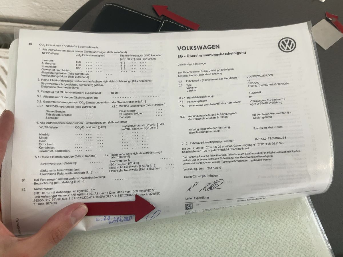 Volkswagen Touran d'occasion