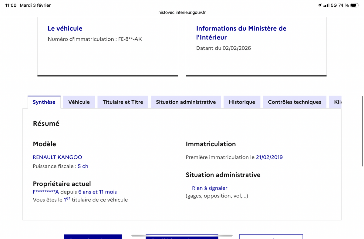 Renault Kangoo d'occasion