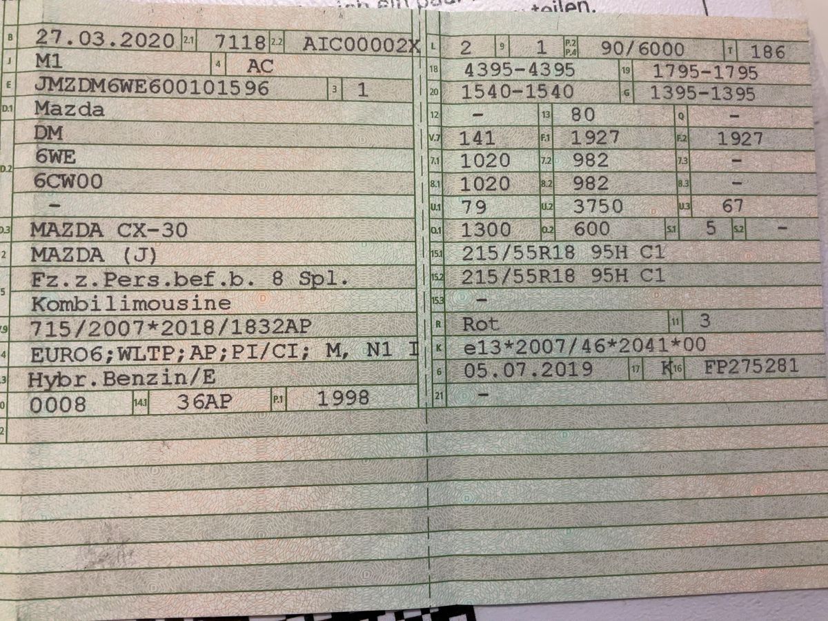 Mazda CX-30 2.0 Skyactiv-G Mild-Hybrid Selection 2WD