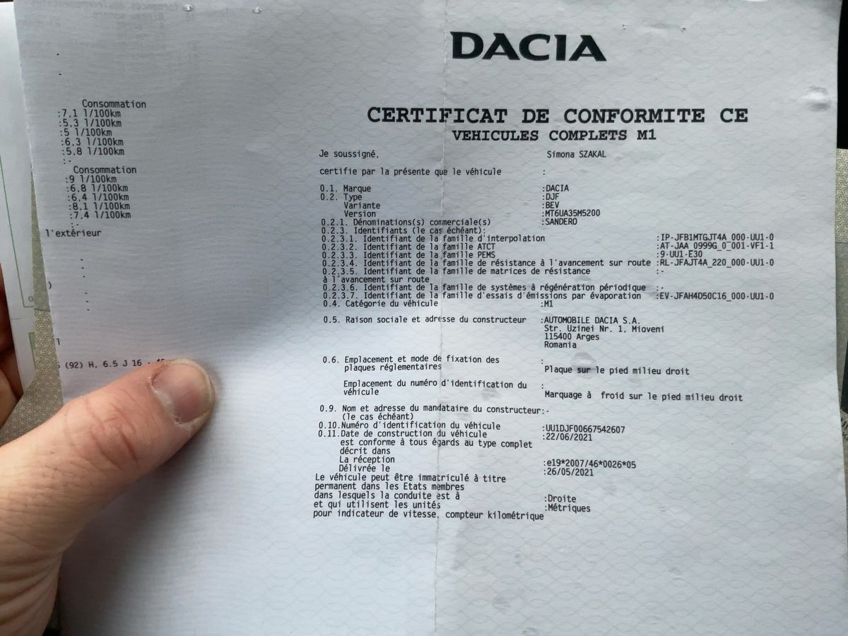 Dacia Sandero d'occasion