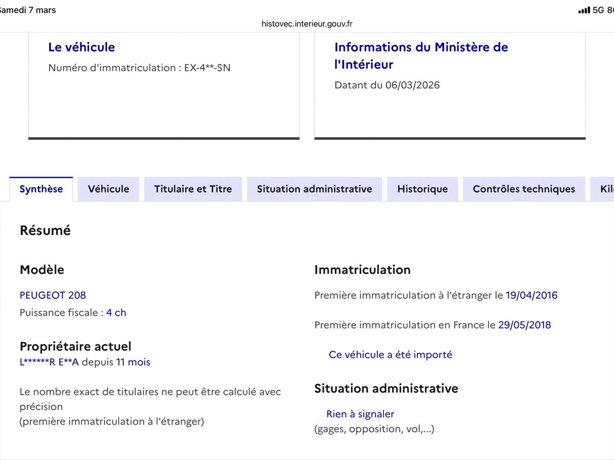 Peugeot 208 d'occasion