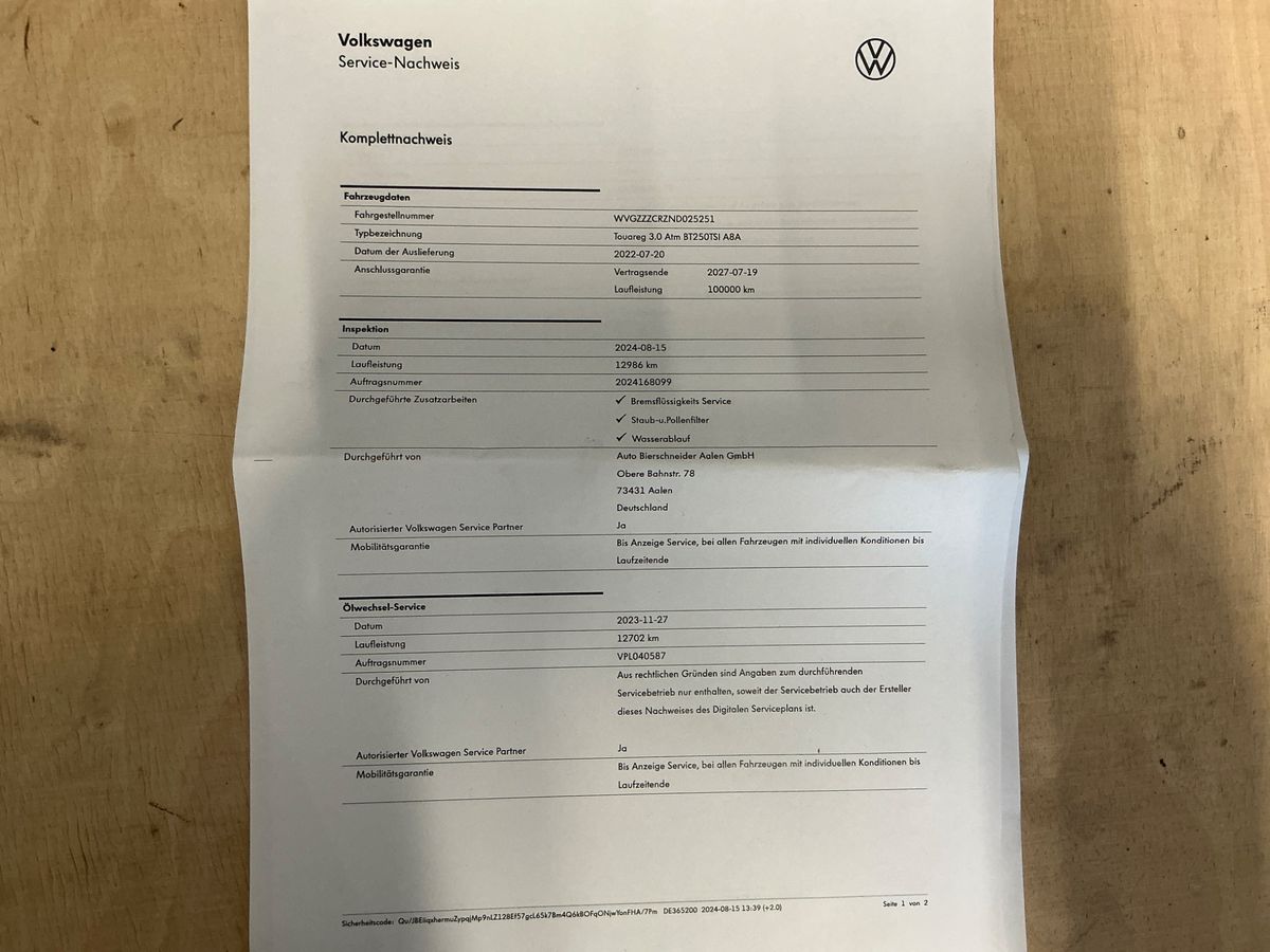 Volkswagen Touareg 2022 — photo 29
